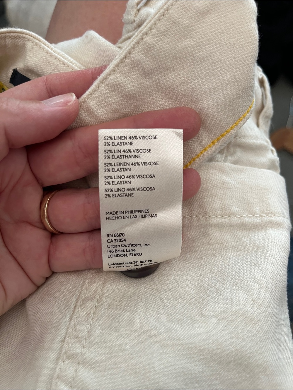 Maeve Colette Wide-Leg Pants in a linen blend - Picture 8 of 9